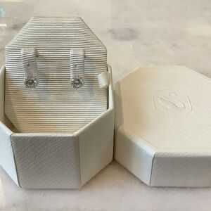 Swarovski Stilla Stud Earrings, Brand New
